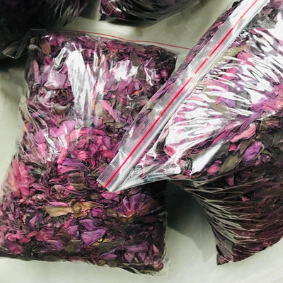 Bulk Dried Red Lotus Flowers - Premium Nymphaea Rubra Botanical Tea | Ceylon Herbs