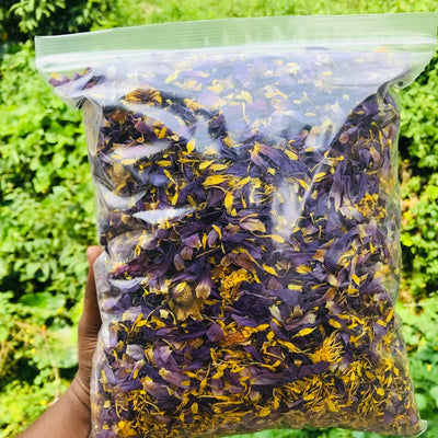 Bulk Organic Blue Lotus Petals and Stamens (1kg) - Premium Nymphaea Caerulea